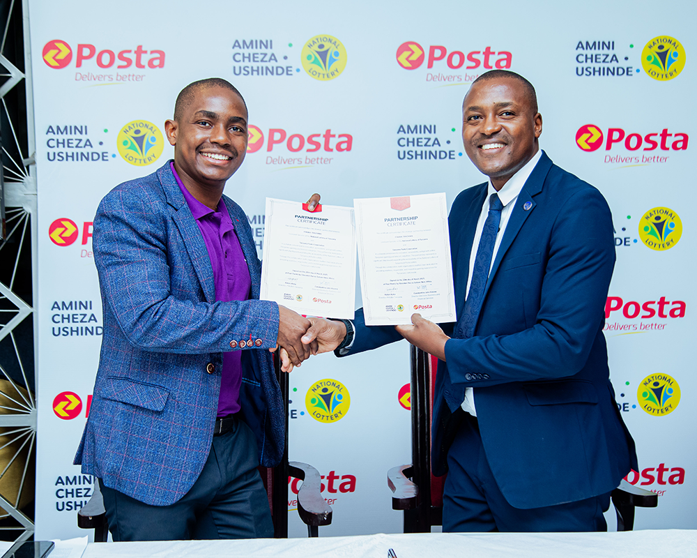 National Lottery of Tanzania Partners with Tanzania Posts Corporation to Expand Nationwide Access to Lottery Services